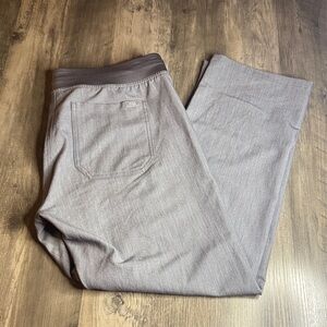 Figs Technical Collection Gray Scrub Wide Leg Bottoms